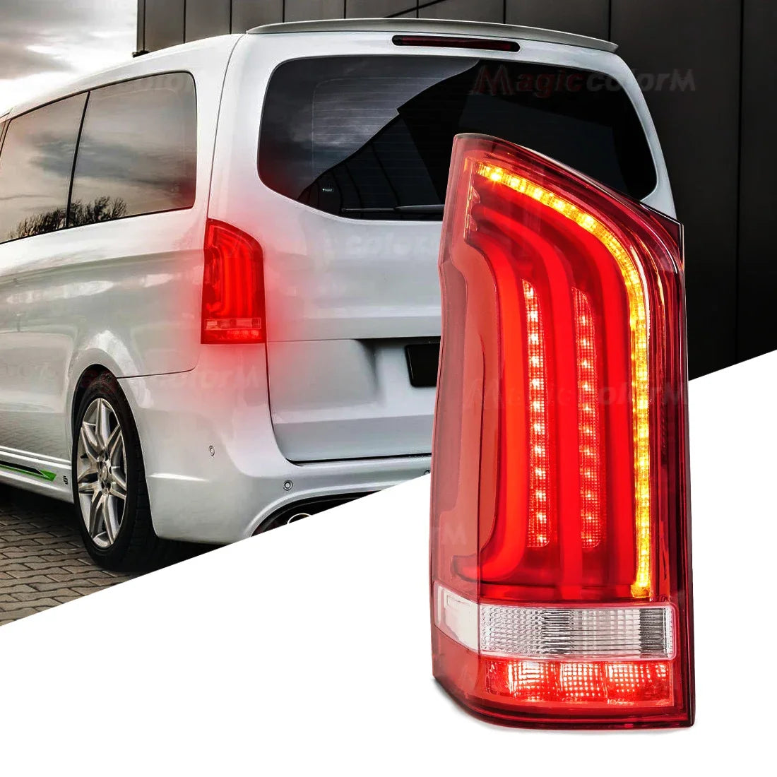 Luces traseras Mercedes-Benz Vito V-Class W447 2015 2016 2017 2018 2019 2021 2022 LED